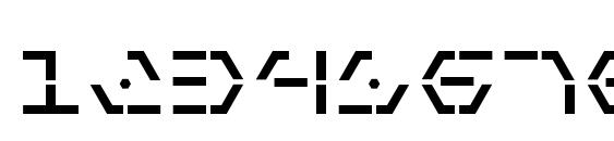 Zeta Sentry Font, Number Fonts