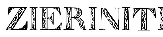 Zierinitialen1 Font, Monogram Fonts