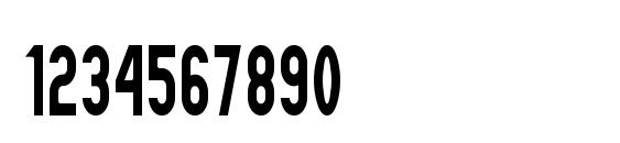 Zillah Modern Narrow Font, Number Fonts