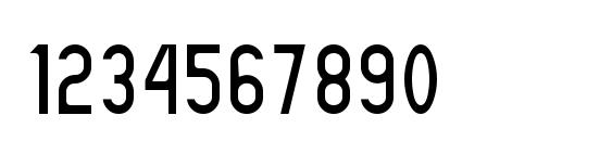 Zillah Modern Thin Font, Number Fonts