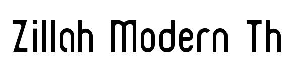 шрифт Zillah Modern Thin, бесплатный шрифт Zillah Modern Thin, предварительный просмотр шрифта Zillah Modern Thin