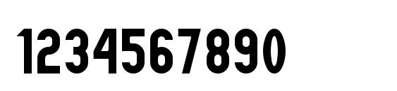 Zillah Modern Upper Font, Number Fonts