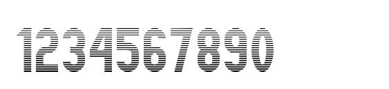 ZillahModernLine Font, Number Fonts