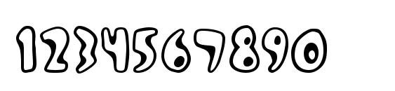 Zinc Boomerang Font, Number Fonts