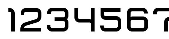 Zip Typeface DemiBold Font, Number Fonts