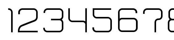 Zip Typeface Light Font, Number Fonts