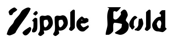 шрифт Zipple Bold, бесплатный шрифт Zipple Bold, предварительный просмотр шрифта Zipple Bold