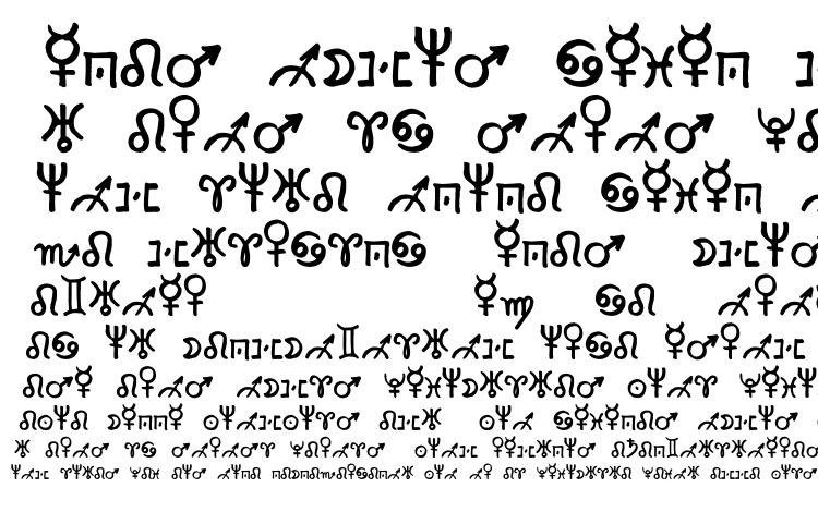 specimens Zodiac2 font, sample Zodiac2 font, an example of writing Zodiac2 font, review Zodiac2 font, preview Zodiac2 font, Zodiac2 font