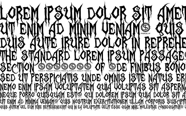 specimens Zombie Holocaust font, sample Zombie Holocaust font, an example of writing Zombie Holocaust font, review Zombie Holocaust font, preview Zombie Holocaust font, Zombie Holocaust font