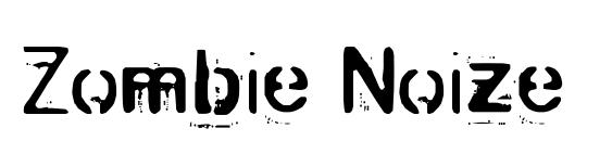 Zombie Noize font, free Zombie Noize font, preview Zombie Noize font