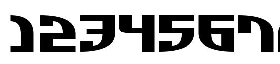 Zone Rider Ultra Expanded Font, Number Fonts