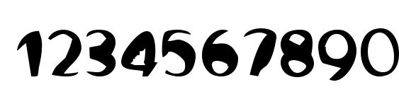 Zone23 FishEye Font, Number Fonts