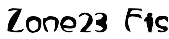 Zone23 FishEye Font, Fun Fonts