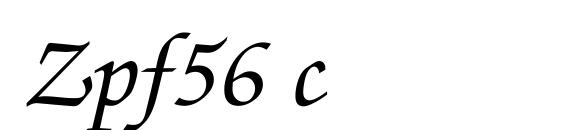 Zpf56 c Font, Elegant Fonts