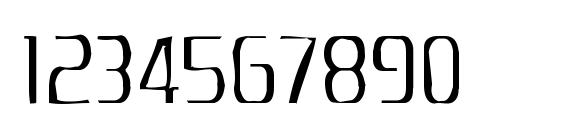 ZrnicGaunt Font, Number Fonts