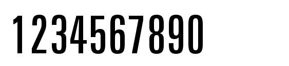 Zurich Extra Condensed BT Font, Number Fonts