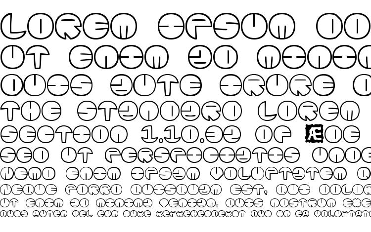 specimens Zurklez Outline (BRK) font, sample Zurklez Outline (BRK) font, an example of writing Zurklez Outline (BRK) font, review Zurklez Outline (BRK) font, preview Zurklez Outline (BRK) font, Zurklez Outline (BRK) font