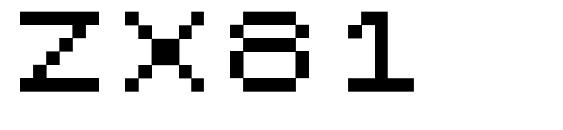 ZX81 Font