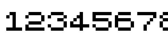 Zxpix Font, Number Fonts