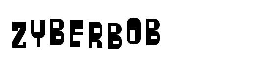 шрифт ZyberBob, бесплатный шрифт ZyberBob, предварительный просмотр шрифта ZyberBob