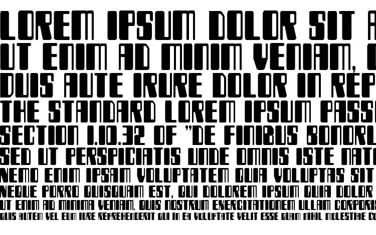 specimens Zyborgs Condensed font, sample Zyborgs Condensed font, an example of writing Zyborgs Condensed font, review Zyborgs Condensed font, preview Zyborgs Condensed font, Zyborgs Condensed font