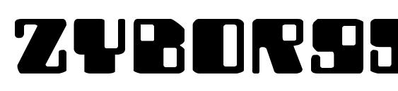 шрифт Zyborgs Expanded, бесплатный шрифт Zyborgs Expanded, предварительный просмотр шрифта Zyborgs Expanded