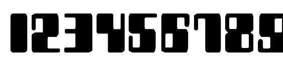 Zyborgs Font, Number Fonts