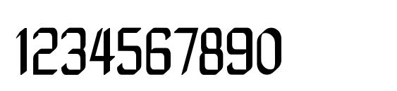 ZyphyteCondense Font, Number Fonts