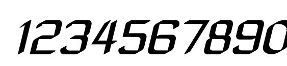 ZyphyteOblique Font, Number Fonts