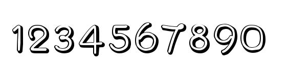 乯潤汥卨慤敤 Font, Number Fonts