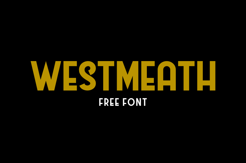 Illustration Westmeath Font, The Image Westmeath Font